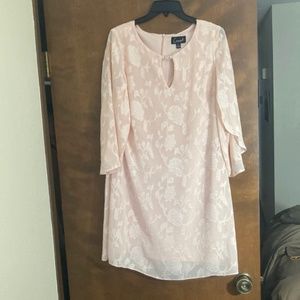 Light pink flowy short dress
